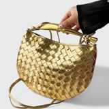Gerda Bolso Woven with Gold Handle