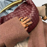 Gerda Bolso Woven with Gold Handle