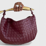 Gerda Bolso Woven with Gold Handle