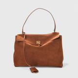 Henna Suede Shoulder Bag