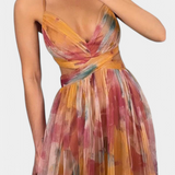 Ingrid Maxi Floral Dress with V-Neck