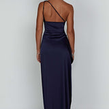 Emberly One-Shoulder Maxi Dress with High Split