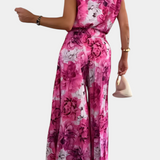 Liora Two-Piece Set with Structured Top and Pleated Trousers