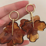 Flower Drop Earrings