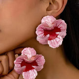 Geometric Floral Shaped Earrings