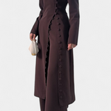 Melissa Soft Casual Set with Button Blouse and Trousers