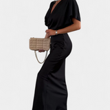 Emryn Soft Dress with Cross Knot