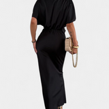 Emryn Soft Dress with Cross Knot