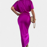 Emryn Soft Dress with Cross Knot