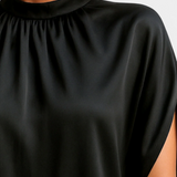 Haruna Timeless Midi Dress with Round Neck