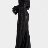 Rosalie Off-Shoulder Lace Maxi Dress