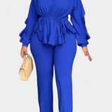 Charmed 2-Piece Set with Ruffles and Adjustable Cord