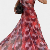Jessamy One-Shoulder Tie-Dye Maxi Dress