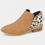 Janicee Orthopaedic Boots with Leopard Print