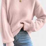 Mae Round Neck Jumper with Balloon Sleeves