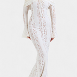 Rosalie Off-Shoulder Lace Maxi Dress