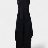 Chrysoula Asymmetrical Set with Pleated Trousers