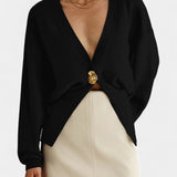 Solferina Plain Golden Cardigan