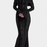 Rosalie Off-Shoulder Lace Maxi Dress