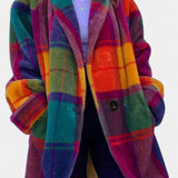 Glazel Oversized Winter Check Coat