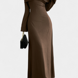 Adia Long Fitted One-Shoulder Dress