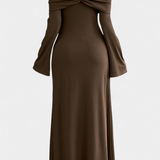 Adia Long Fitted One-Shoulder Dress