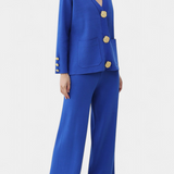 Aireen Knit Set with Cardigan and Wide-Leg Trousers