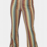 Carlie Retro Flared Trousers