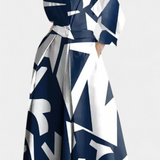 Miriam Retro Long Sleeve Maxi Dress