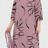 Ame Midi Dress with Belt and Versatile Cut