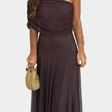 Jessamy One-Shoulder Tie-Dye Maxi Dress