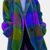 Glazel Oversized Winter Check Coat