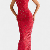 Vasanta Long Festive Dress with Bow Straps