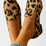 Lillian Moccasin with Metal Buckle
