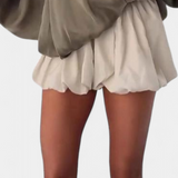 Maude Olive Green Jacket with Puff Sleeves