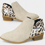 Janicee Orthopaedic Boots with Leopard Print