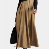 Bellarose Maxi Dress with Long Sleeves and Breathable Fabric