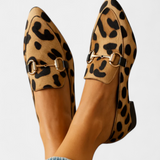 Lillian Moccasin with Metal Buckle