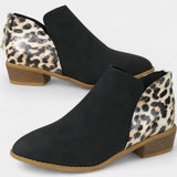 Janicee Orthopaedic Boots with Leopard Print