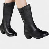 Hadley Ankle Boots with Zip and Padded Insole