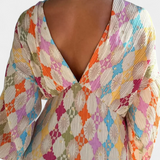 Shanice Geometric Print Maxi Dress