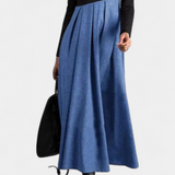 Bellarose Maxi Dress with Long Sleeves and Breathable Fabric
