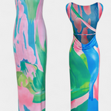 Luella Pastel Dress with Fluid Silhouette and Flattering Cut