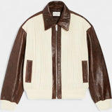 Colour Block Knit Jacket