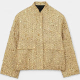 Alvera Textured Winter Jacket with Pockets