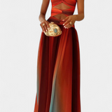 Maisie A-Line Cut Strapless Maxi Dress