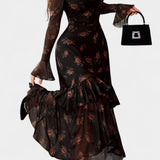 Amali Maxi Dress with Square Neckline