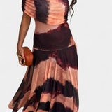 Jessamy One-Shoulder Tie-Dye Maxi Dress