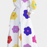 Miriam Retro Long Sleeve Maxi Dress