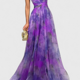 Ingrid Maxi Floral Dress with V-Neck